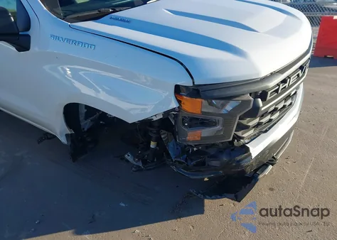 2025 Chevrolet Silverado 1500 2Wd Long Bed Wt из США, поврежденный, VIN 3GCNAAEK9SG360580